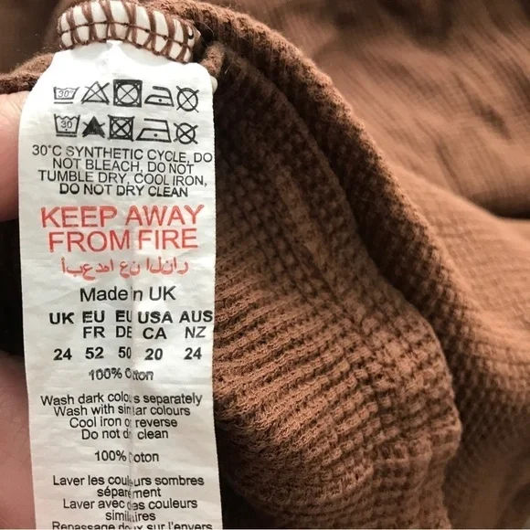 3/$15 Prettylittlething brown thermal spaghetti strap maxi dress  20 - Picture 11 of 11